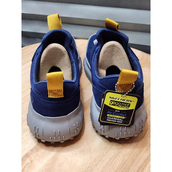 Skechers Classic Fit Memory Foam Revo Kelce Men's 8.5 Blue - Picture 6 of 11